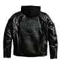Harley-Davidson� Men's Reflective Road Warrior 3-in-1 Leather Jacket. Reflective piping & graphics. 98138-09VM