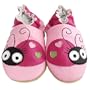 Tiny's - Chaussons de b�b� en cuir doux - Coccinelle