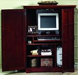 Craftsman Computer Armoire Corner 42w Macintosh Oak