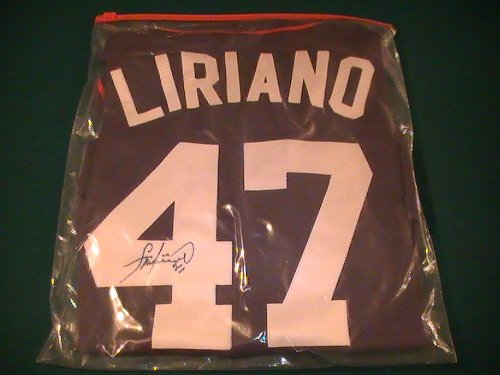 FRANCISCO LIRIANO SIGNED AUTOGRAPHED MINNESOTA TWINS JERSEY W/ HOLOGRAM + COA