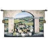 Fine Art Tapestries Vino De Tuscany - Felisky