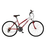 Mantis Raptor Women's 26- Inch Bike, White/Red