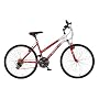 Mantis Raptor Women's 26- Inch Bicycle, White/Red