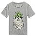 Youzee Women Fashion Casual Round Neck Short Sleeve Pineapple Print T-Shirt Top