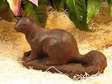 Cast Stone 11 SQUIRREL Garden SCULPTURE Outdoor Indoor STATUE