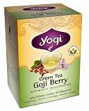 51rYaXPgsmL. SL160  Yogi Green Tea Goji Berry, Herbal Tea Supplement, 16 Count Tea Bags (Pack of 6)