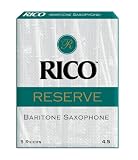 Rico Reserve Baritone Sax Reeds, Strength 4.5, 5-pack