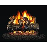 IMAGE OF Peterson Gas Logs 18 Inch Burnt Rustic Oak Vented Propane Gas Log Set W/ G4 Burner And Manual Safety Pilot
