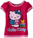 Hello Kitty Girls 2-6X Packback Short Sleeve Tee