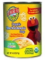 Earth's Best Organic Elmo Noodlemania Soup, 14.5 Ounce Cans (Pack of 12)