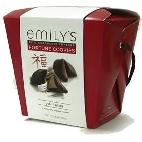 Emily's-Milk Chocolate Fortune Cookies, 16 Wrapped Cookies