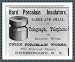 Historic Print (M): [Advertisement for hard porcelain insulators]