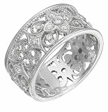 NEW DIAMOND WHITE GOLD LADIES RING