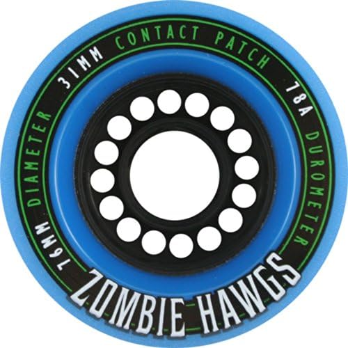 Hawgs Zombie 78a 76mm Blue Skate Wheels