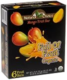 Natural Choice Foods Organic Frozen Mango Fruit Bars,6-Count Boxes (Pack of 3)
