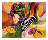 Mardi Gras, New Orleans Places Giclee Poster Print by Diane Millsap, 10x8