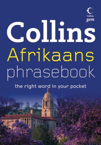 City Travel Guides Discounted  Books : Afrikaans Phrasebook (Collins GEM)