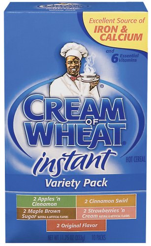 Cream Of Wheat Instant Variety Pack, 11.75-Ounce Boxes (Pack of 6)