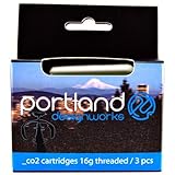 Portland Design Works CO2 16g Threaded Catridges (Pack of 3)