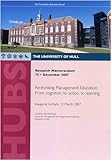 Re-thinking management education : from cognition, to action, to learning : inaugural lecture, 12 March 2007