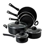 Bialetti Fusion 9-Piece Cookware Set, Black by Bialetti