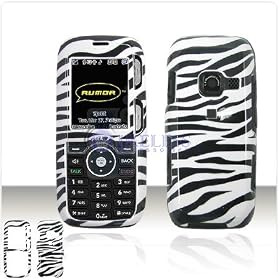 PCMICROSTORE Brand LG Rumor Scoop Zebra Design Snap-On Case Cover with Removable Swivel Belt Clip