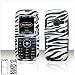 PCMICROSTORE Brand LG Rumor Scoop Zebra Design Snap-On Case Cover with Removable Swivel Belt Clip
