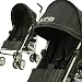 NEW BUGGY STROLLER PUSHCHAIR WITH LARGE SUN CANOPY HOOD - ZETA VOOOM - Black with Rain Cover