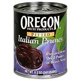 Oregon Fruit Pitted Italian Prunes, 8.5-Ounce Cans (Pack of 12)