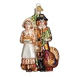 Old World Christmas Pilgrim Thanksgiving Glass Blown Ornament