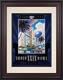 Framed 10.5 x 14 Super Bowl XXIX Program Print | Details: 1995, 49ers vs Chargers