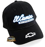 El Camino Hat By Chevrolet Bowtie Cap Black