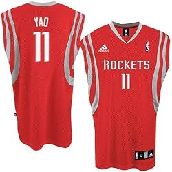 adidas Houston Rockets #11 Yao Ming Red Youth Replica Jersey