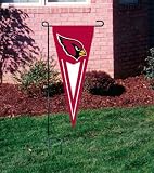 ARIZONA CARDINALS OFFICIAL LOGO PENNANT GARDEN FLAG + STAND