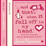 Confessions of Georgia Nicolson (5): '... and that's when it fell off in my hand.'
