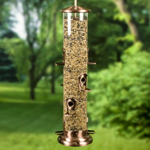 WoodLink COPTUBE9 Brushed Copper Tube Feeder