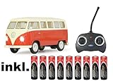 RC ferngesteuert VW Bus Bulli 1962 T1 - 1:18 RTR , komplett-Set , Licht inkl. Fernsteuerung - DER KLASSIKER !