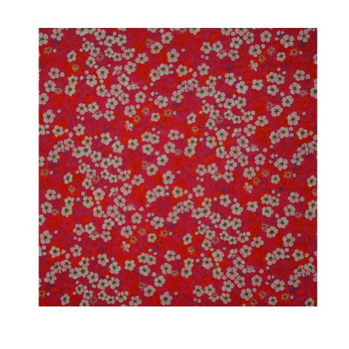 Hot Pink & Magenta Floral 'Mitsi' Liberty of London Lawn Cotton Handkerchief