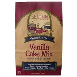 Namaste Foods, Gluten Free Vanilla Cake Mix, 26-Ounce Bags (Pack of 6)