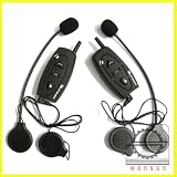 Buy 2&times;BT interphone bluetooth motorcycle helmet intercom by wansun