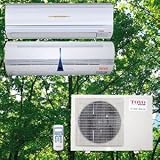 7000BTUx2 TOYO Digital Dc Inverter Ductless Dual Zone Wall Mounted Multi Split Air Conditioner with Heat Pump or Central Dual Zone Split Air Conditioner with Heat Pump or Dual Zone Split AC System with Heat Pump