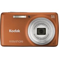 Kodak EasyShare M552 14 MP Digital Camera with 5x Optical Zoom and 2.7-Inch LCD - Orange