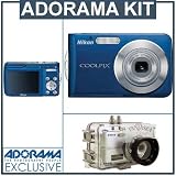 Fantasea FS-210 Underwater Camera Housing / Camera Kit with Nikon Coolpix S210 Digital Camera - Blue