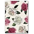 Gardener Script with Camelias - 5" x 7" Vellum Overlay Greeting Card