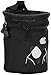 AMC Rock Climbing Panda Compact Chalk Bag with Adjustable Belt, Black