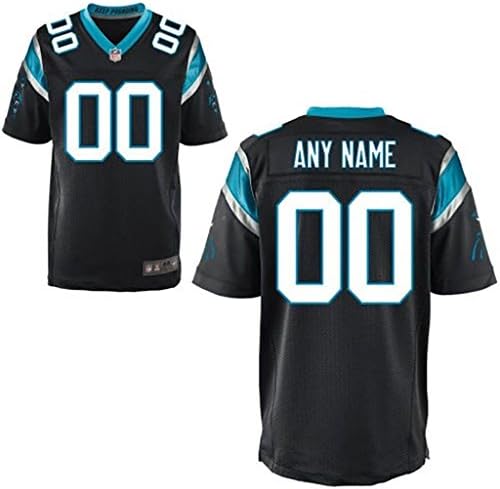 TAPKING Man Carolina Panthers Customized Elite-black Jersey