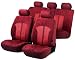 Produkt-Bild: Autositzbez&uuml;ge Velvet rot