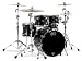 DW Performance Series 5 Piece Shell Pack (Black Mirra)