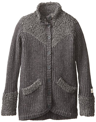 Diesel Big Girls' Kros Long Button Front Cardigan with Pockets