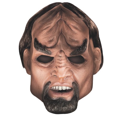 Star Trek Next Generation Worf Deluxe Latex Mask Adult (One-Size)
